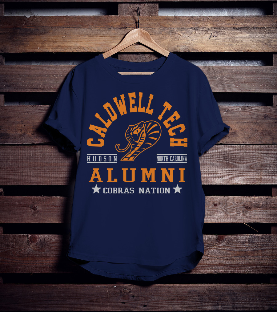 Caldwell Tech Alumni Cobras Nation Hudson North Carolina T-Shirt