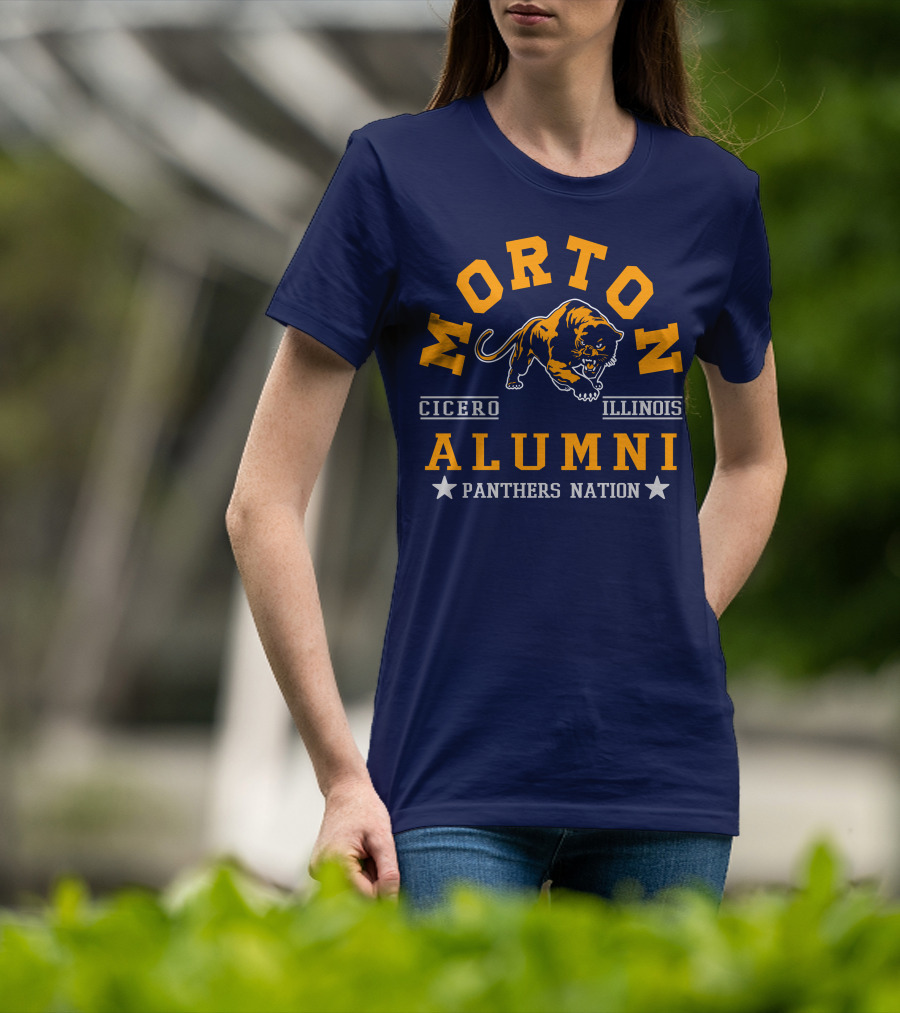 Morton College Alumni Cicero Illinois Panthers Nation T-Shirt