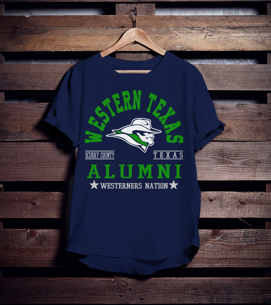 Western Texas Alumni Scurry County Westerners Nation T-Shirt