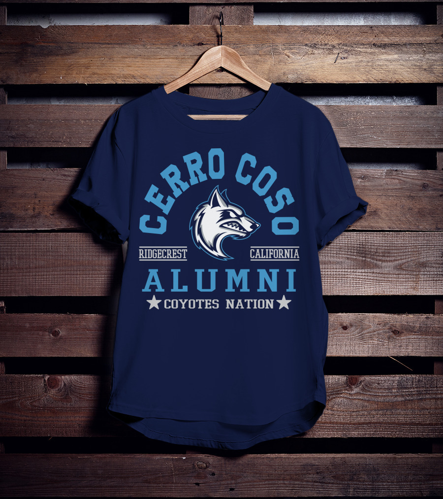 Cerro Coso Ridgecrest California Alumni Coyotes Nation T-Shirt