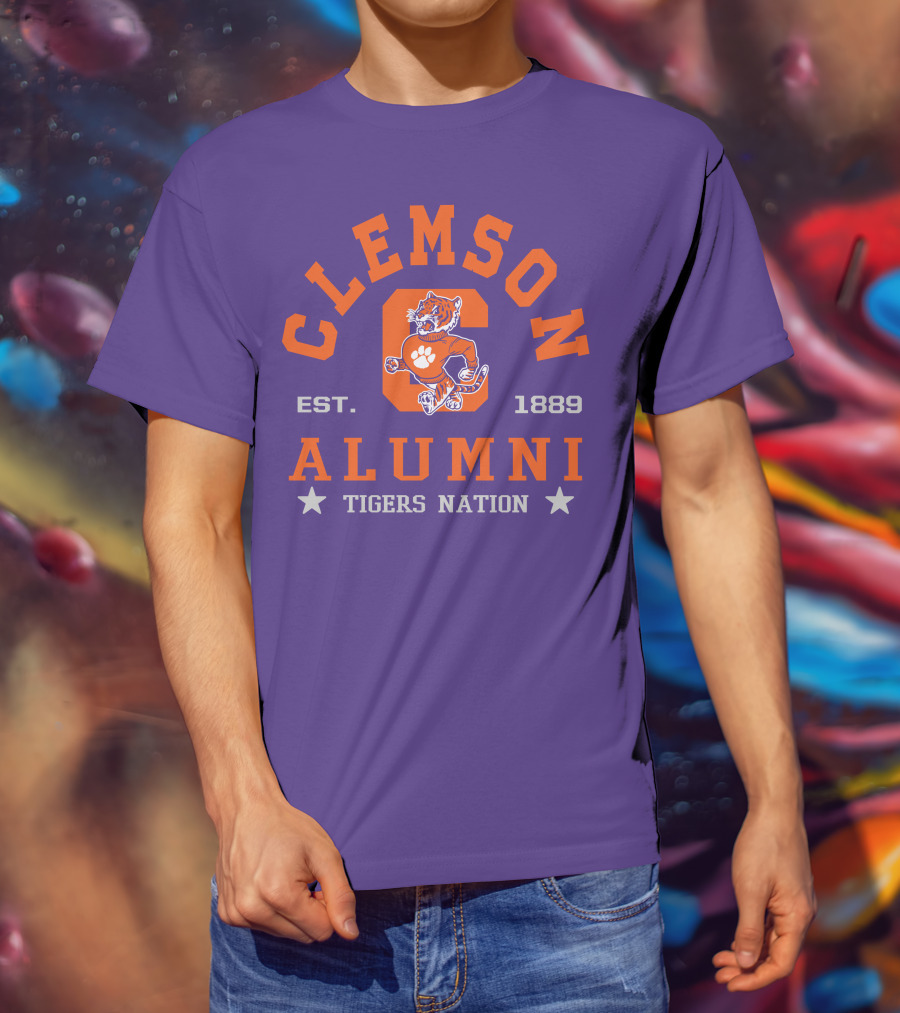 Clemson Alumni Tigers Nation Est. 1889 T-Shirt
