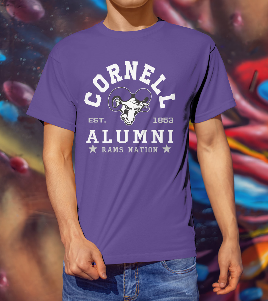 Cornell Alumni Rams Nation Est. 1853 T-Shirt