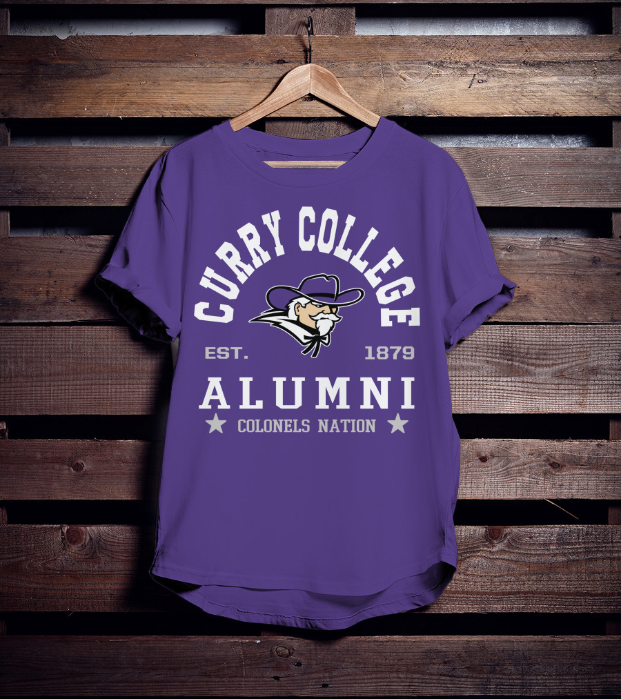Curry College Alumni Colonels Nation Est. 1879 T-Shirt