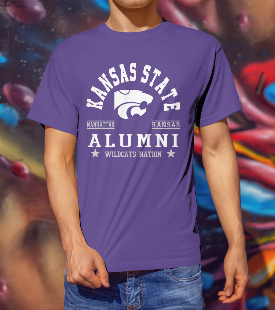 Kansas State Alumni Wildcats Nation Manhattan Kansas T-Shirt