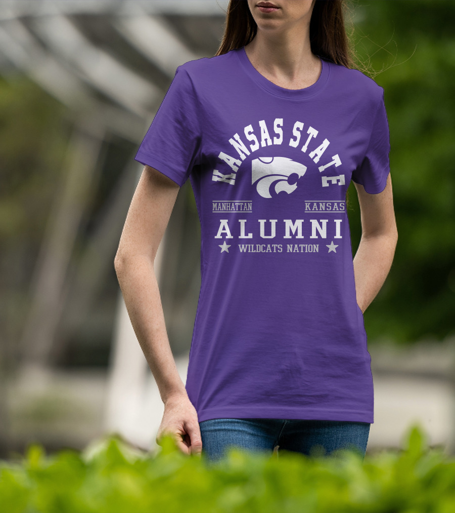 Kansas State Alumni Wildcats Nation Manhattan Kansas T-Shirt