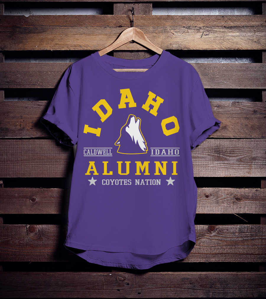 Idaho Alumni Caldwell Coyotes Nation T-Shirt