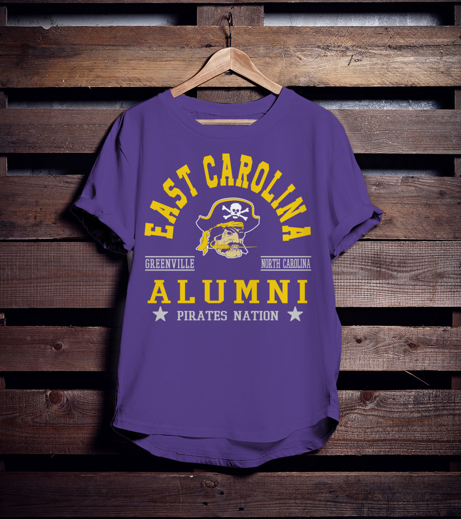 East Carolina Alumni Pirates Nation Greenville North Carolina T-Shirt