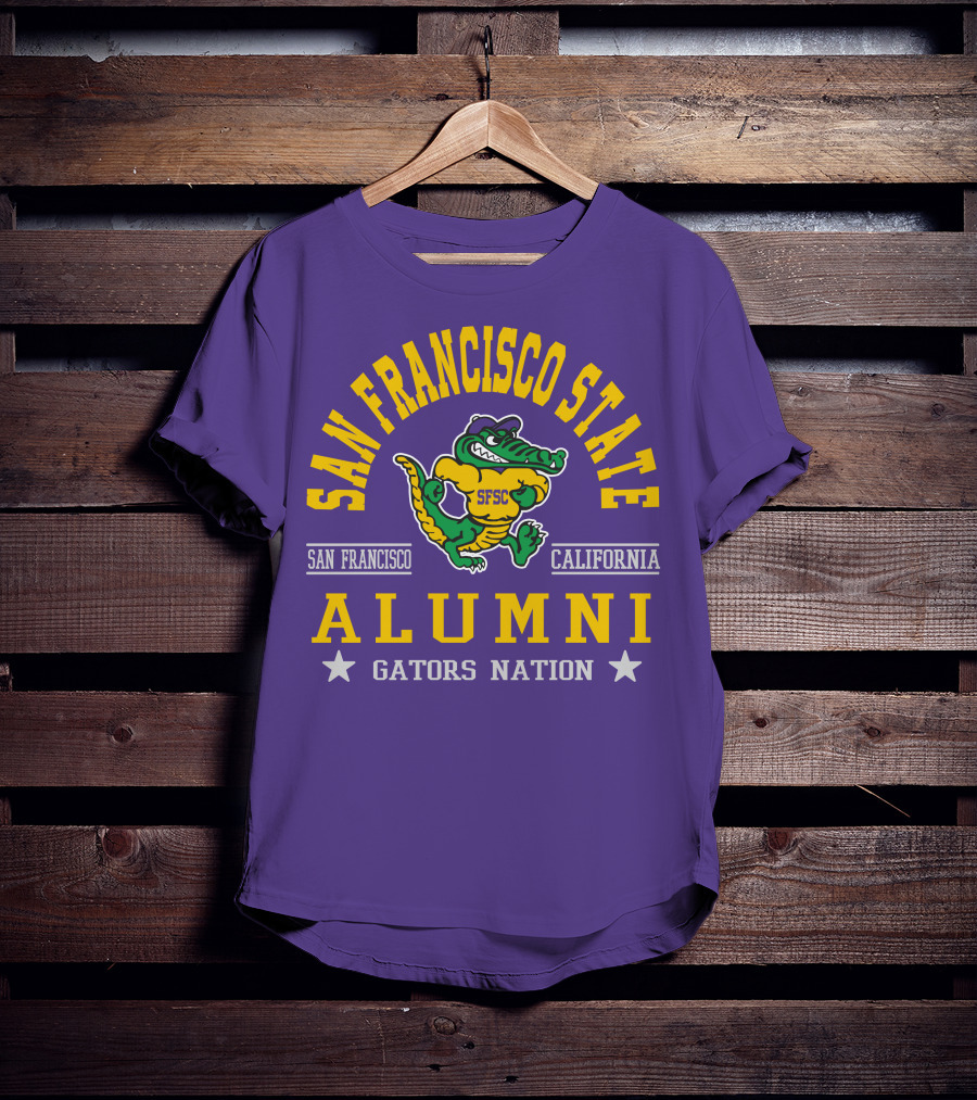 San Francisco State Alumni Gators Nation SFSC California T-Shirt