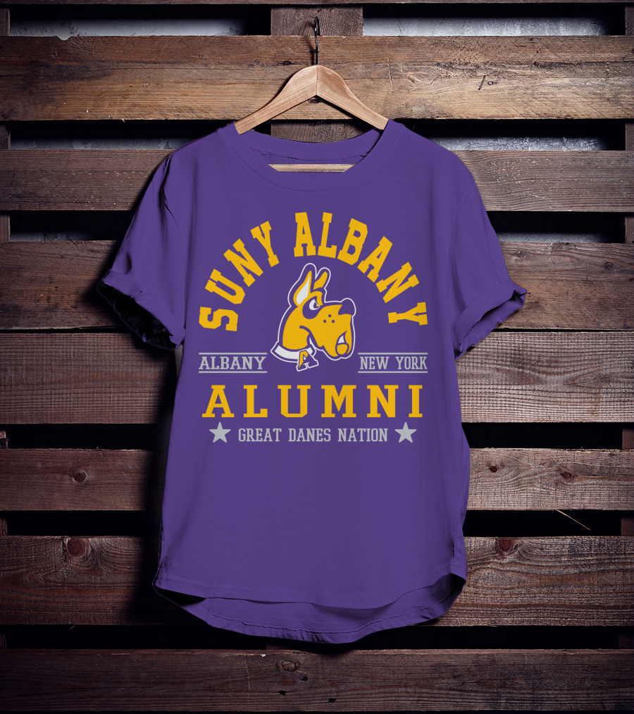SUNY Albany Alumni Great Danes Nation New York T-Shirt