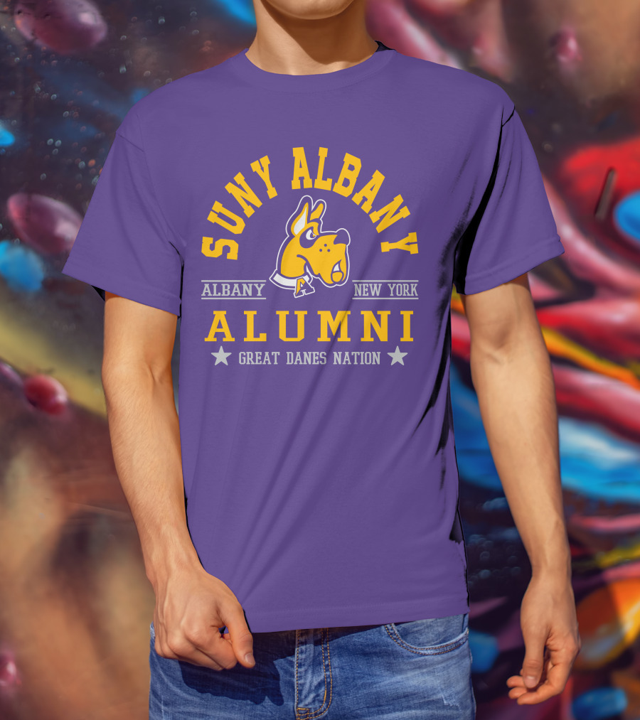SUNY Albany Alumni Great Danes Nation New York T-Shirt