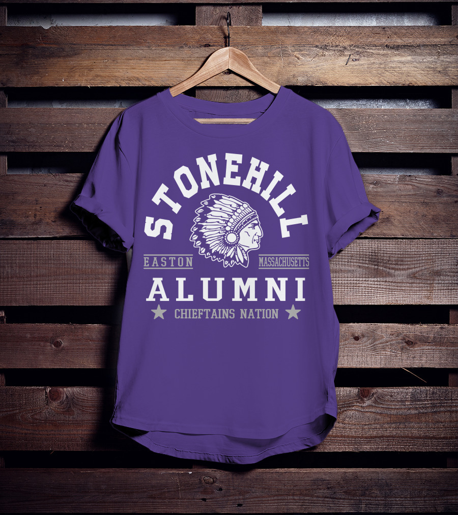 Stonehill Alumni Easton Massachusetts Chieftains Nation T-Shirt