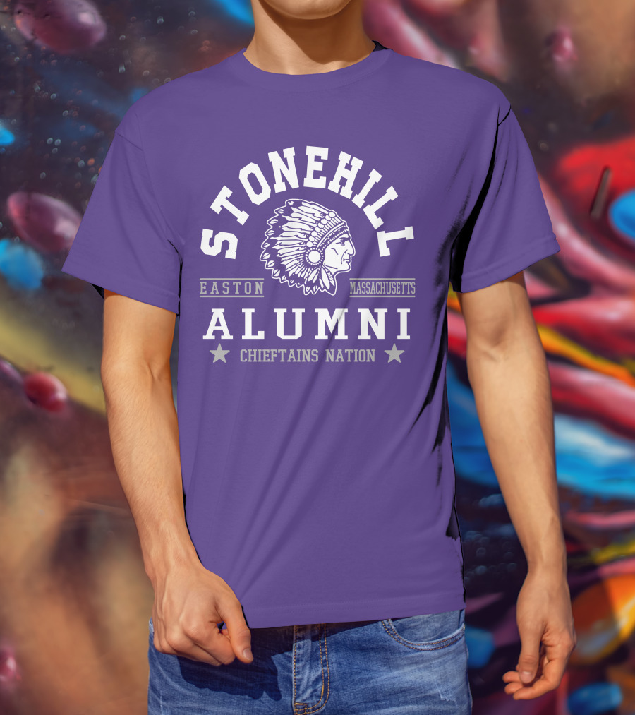 Stonehill Alumni Easton Massachusetts Chieftains Nation T-Shirt