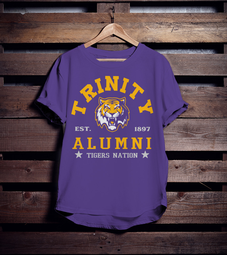 Trinity Alumni Tigers Nation Est. 1897 T-Shirt