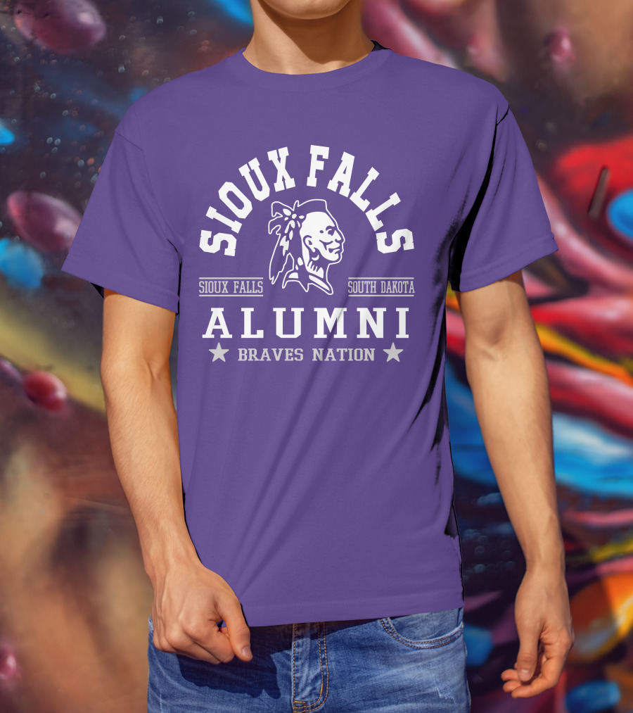 Sioux Falls South Dakota Alumni Braves Nation T-Shirt