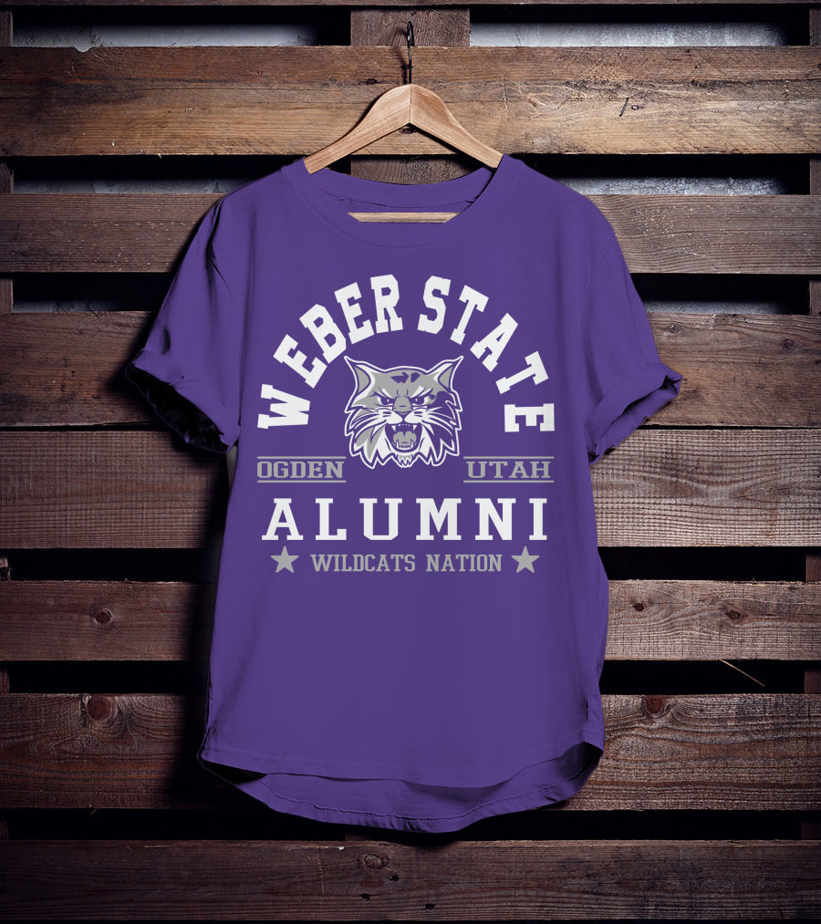 Weber State Alumni Wildcats Nation Ogden Utah T-Shirt
