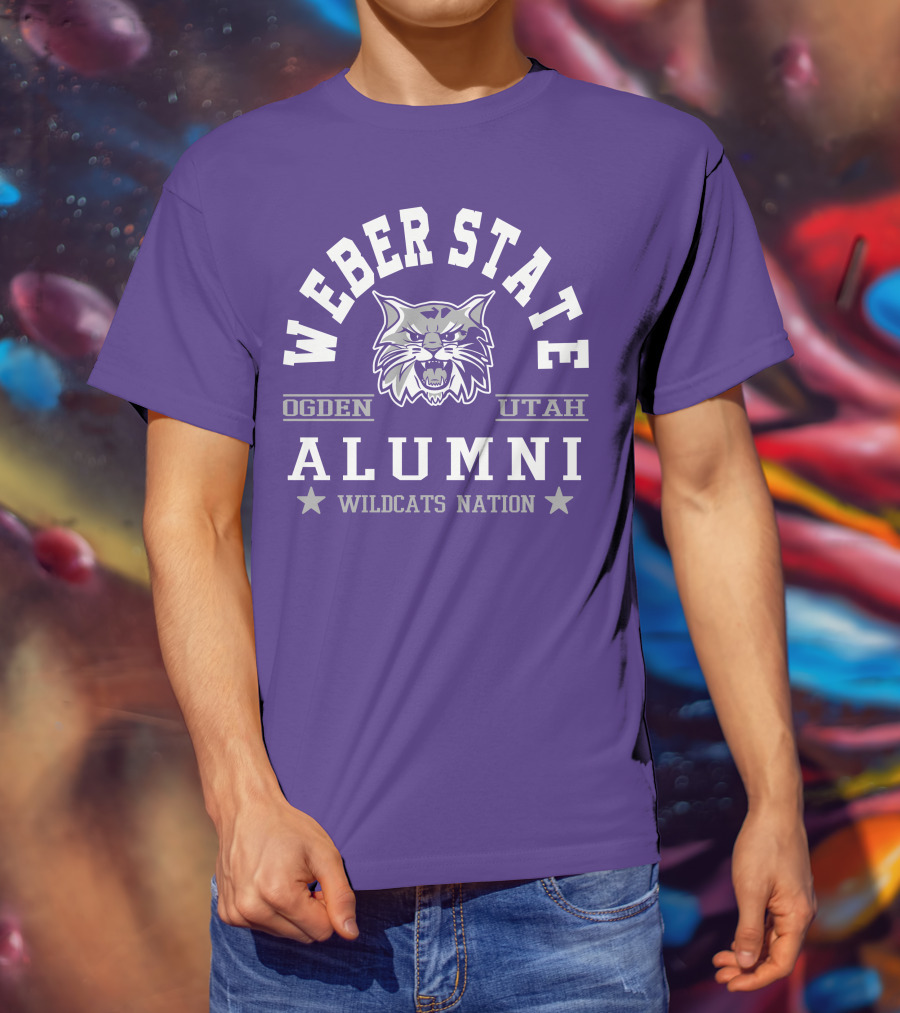 Weber State Alumni Wildcats Nation Ogden Utah T-Shirt