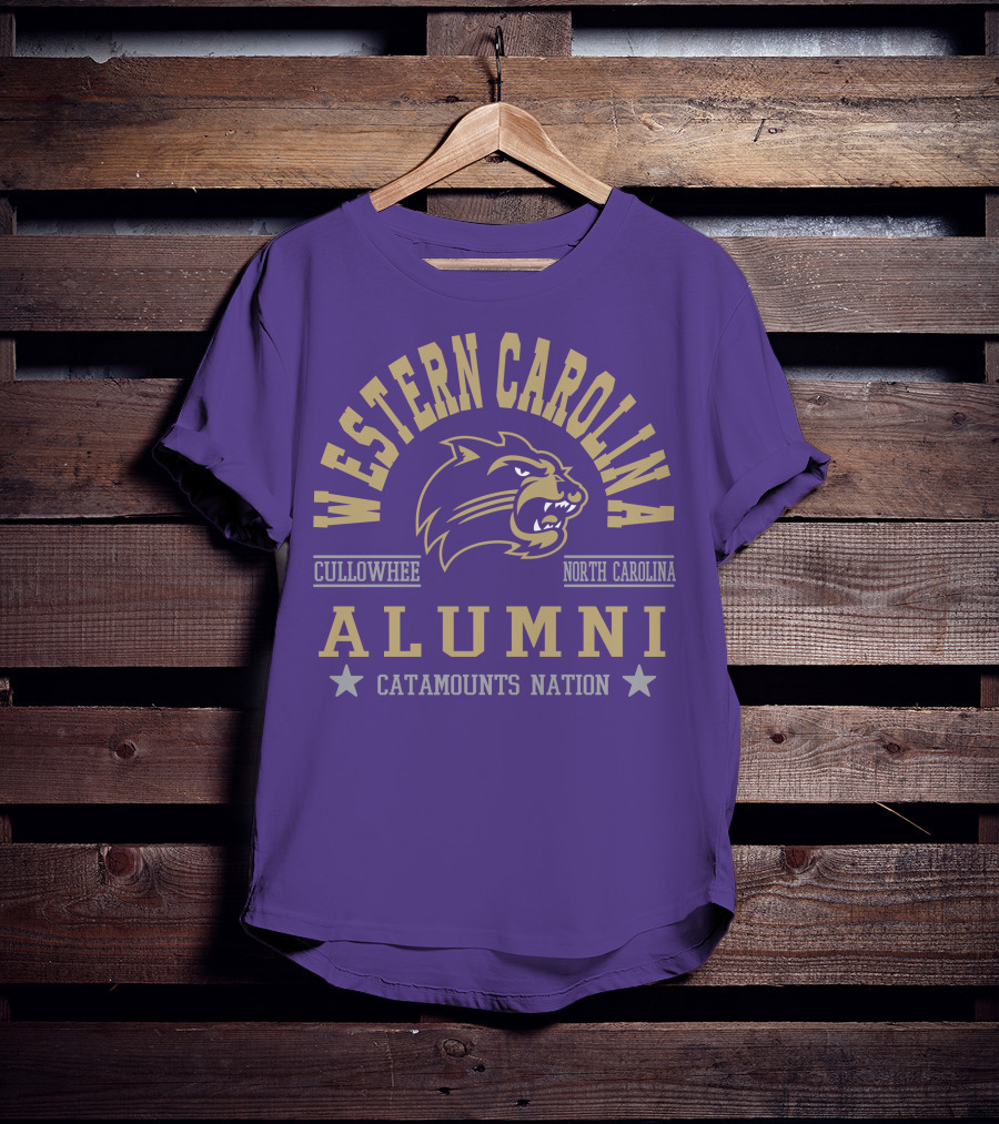Western Carolina Cullowhee North Carolina Alumni Catamounts Nation T-Shirt