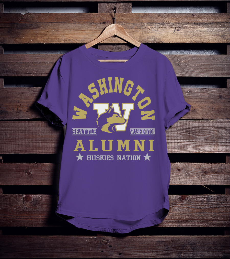 Washington Seattle Huskies Alumni Nation T-Shirt