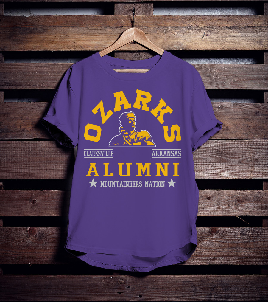 Ozarks Alumni Clarksville Arkansas Mountaineers Nation T-Shirt