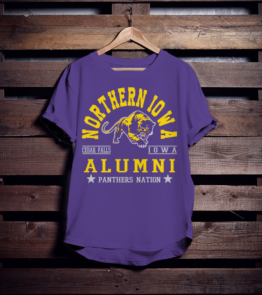 Northern Iowa Cedar Falls Alumni Panthers Nation T-Shirt
