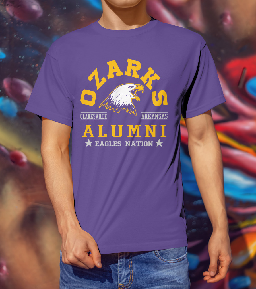 Ozarks Alumni Clarksville Arkansas Eagles Nation T-Shirt