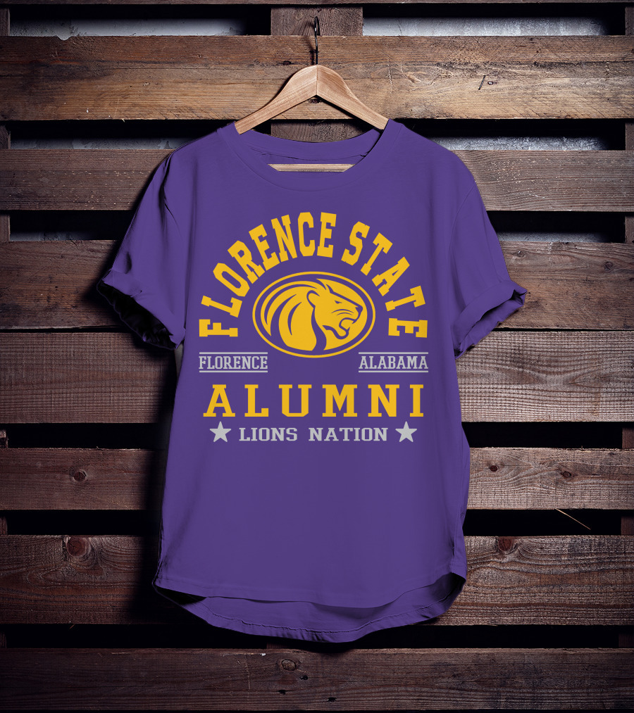 Florence State Alumni Lions Nation Florence Alabama T-Shirt
