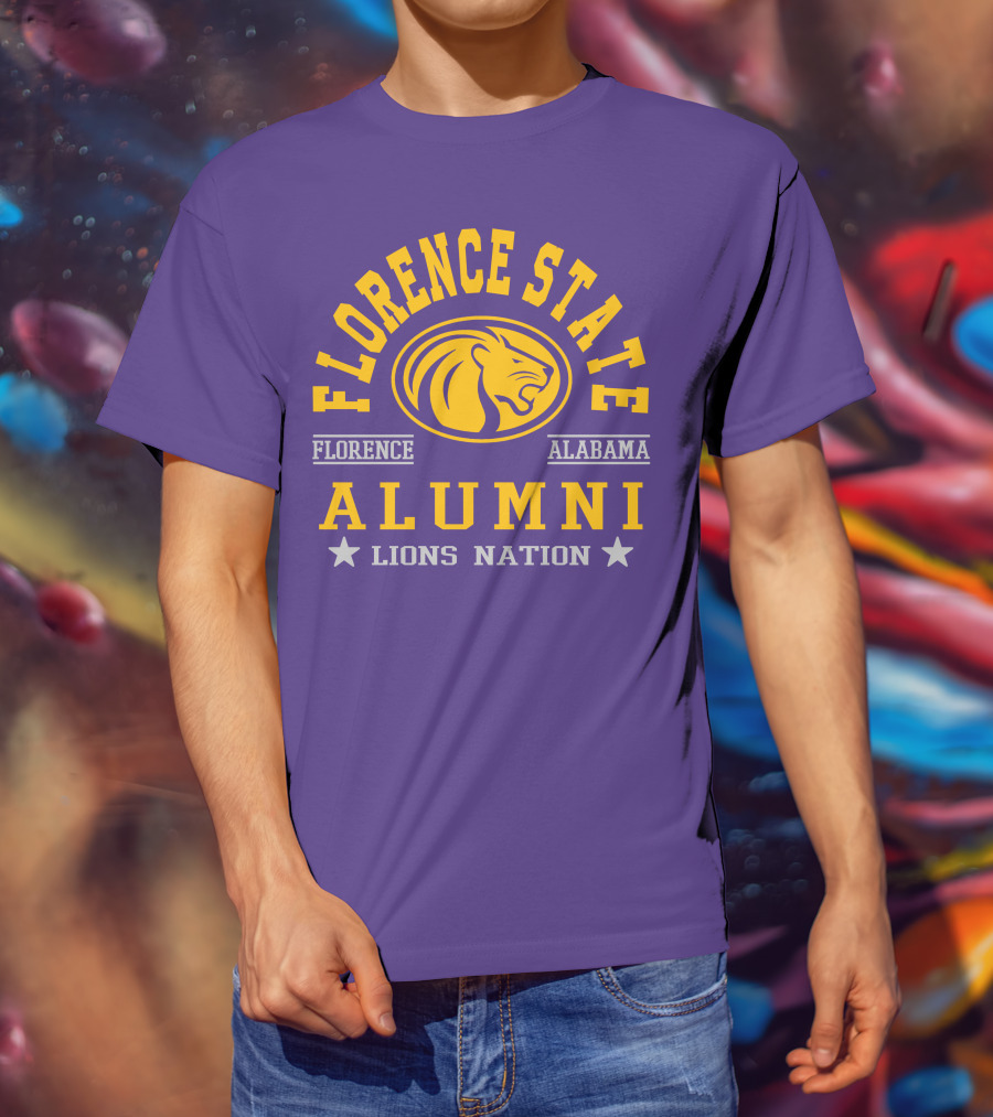 Florence State Alumni Lions Nation Florence Alabama T-Shirt