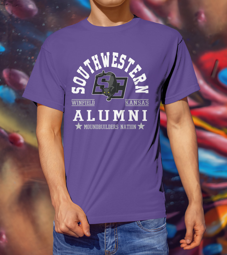 Southwestern Winfield Kansas Alumni Moundbuilders Nation T-Shirt