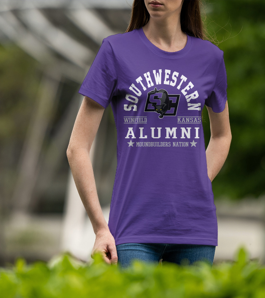 Southwestern Winfield Kansas Alumni Moundbuilders Nation T-Shirt