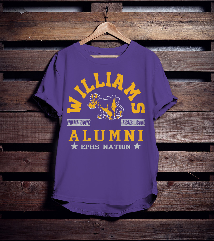Williams College Alumni Williamstown Massachusetts Ephs Nation T-Shirt