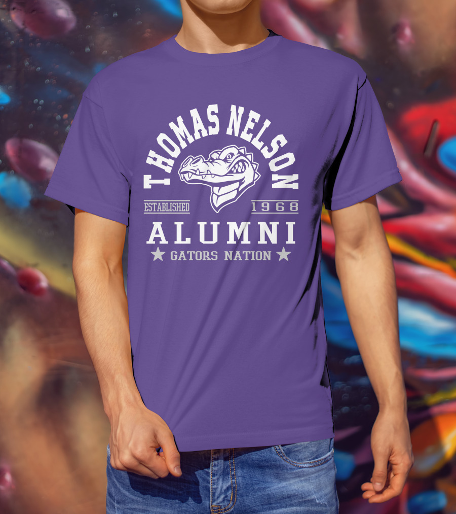 Thomas Nelson Alumni Gators Nation Established 1968 T-Shirt