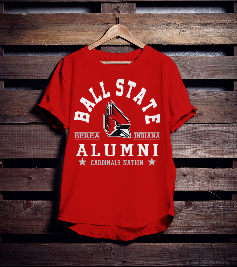 Ball State Alumni Berea Indiana Cardinals Nation T-Shirt