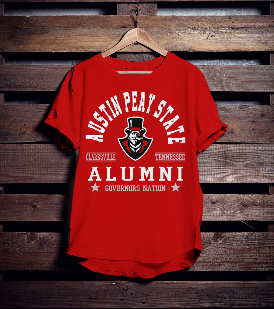Austin Peay State Alumni Governors Nation Clarksville Tennessee T-Shirt