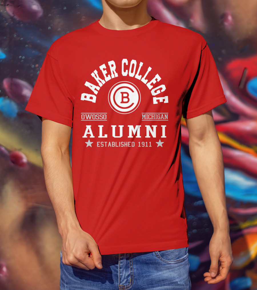 Baker College Alumni Owosso Michigan Established 1911 T-Shirt