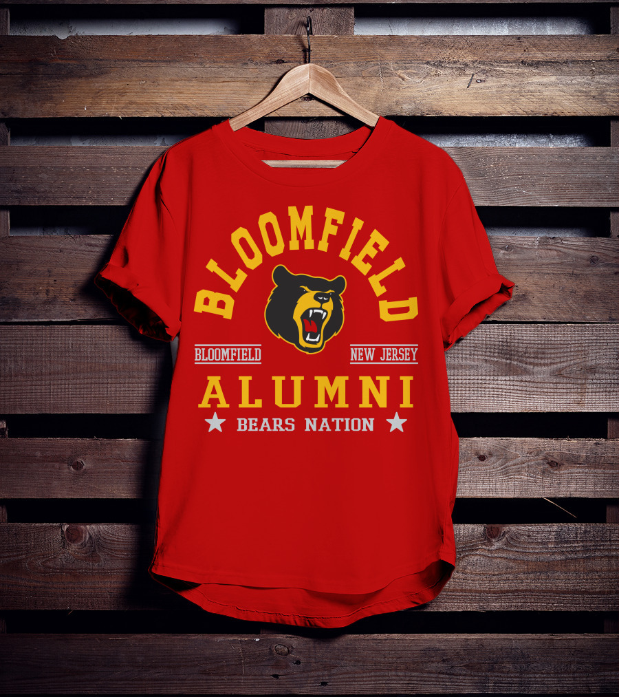 Bloomfield New Jersey Alumni Bears Nation T-Shirt
