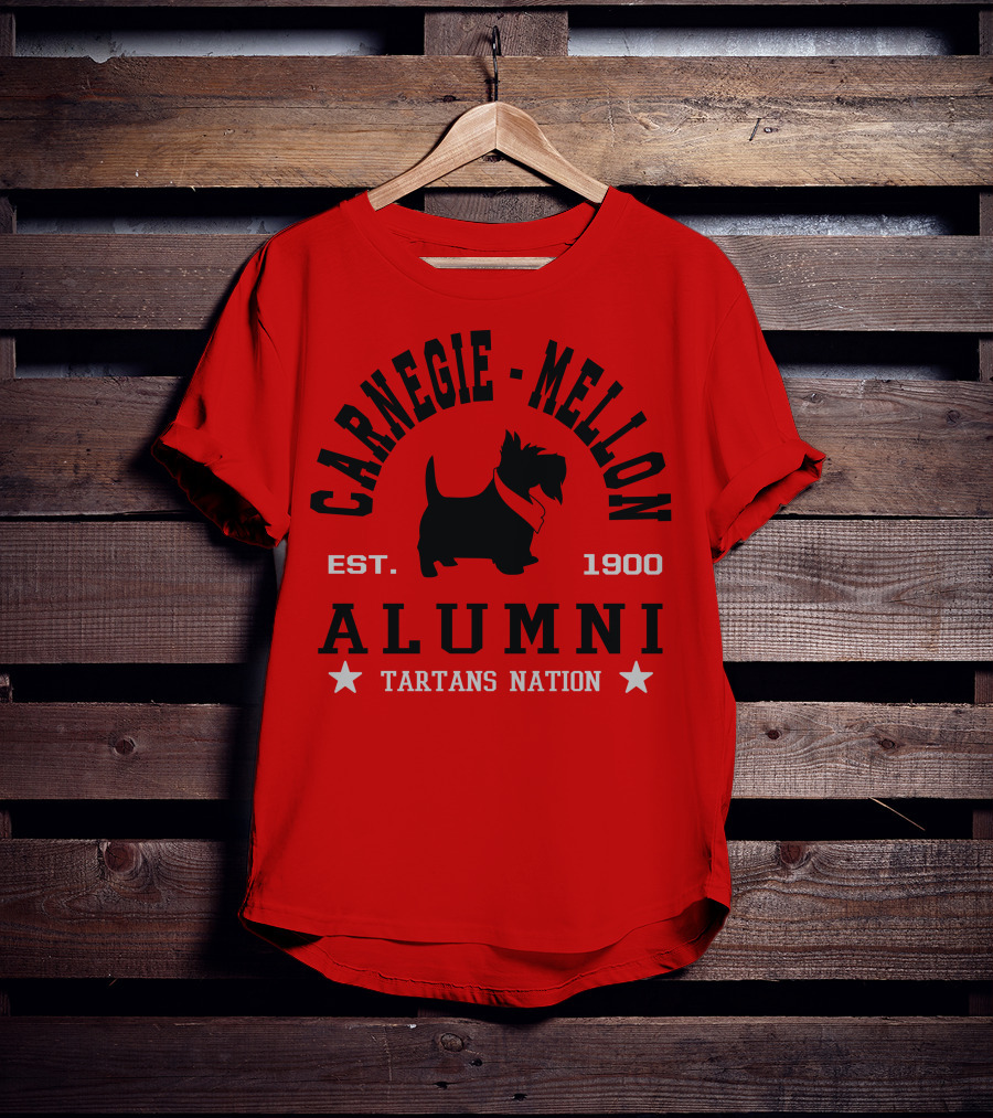 Carnegie Mellon Alumni Est. 1900 Tartans Nation T-Shirt