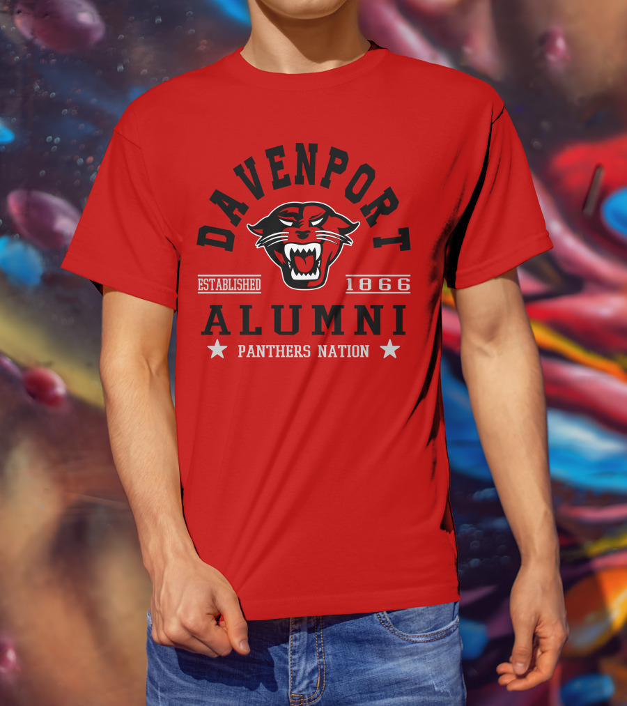 Davenport Alumni Panthers Nation Established 1866 T-Shirt