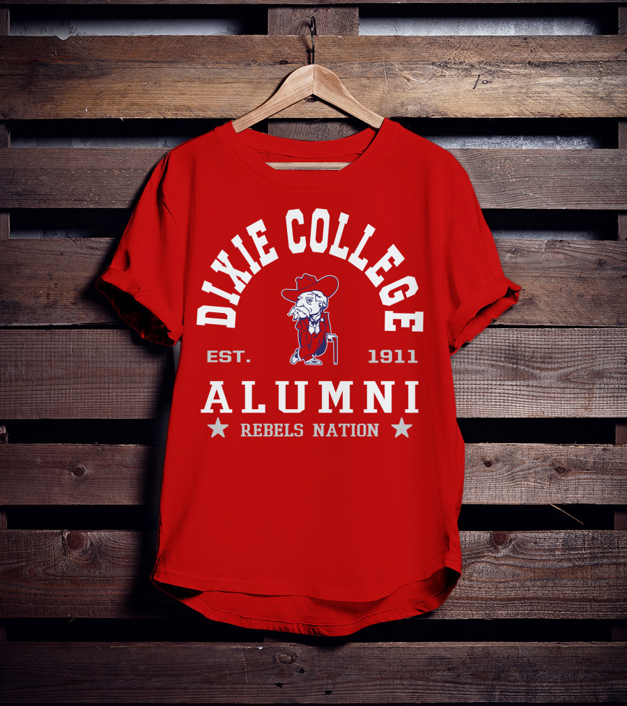 Dixie College Alumni Rebels Nation Est. 1911 T-Shirt