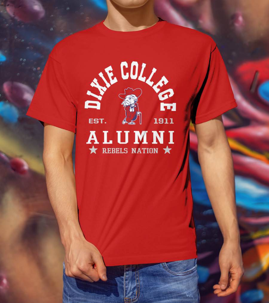 Dixie College Alumni Rebels Nation Est. 1911 T-Shirt