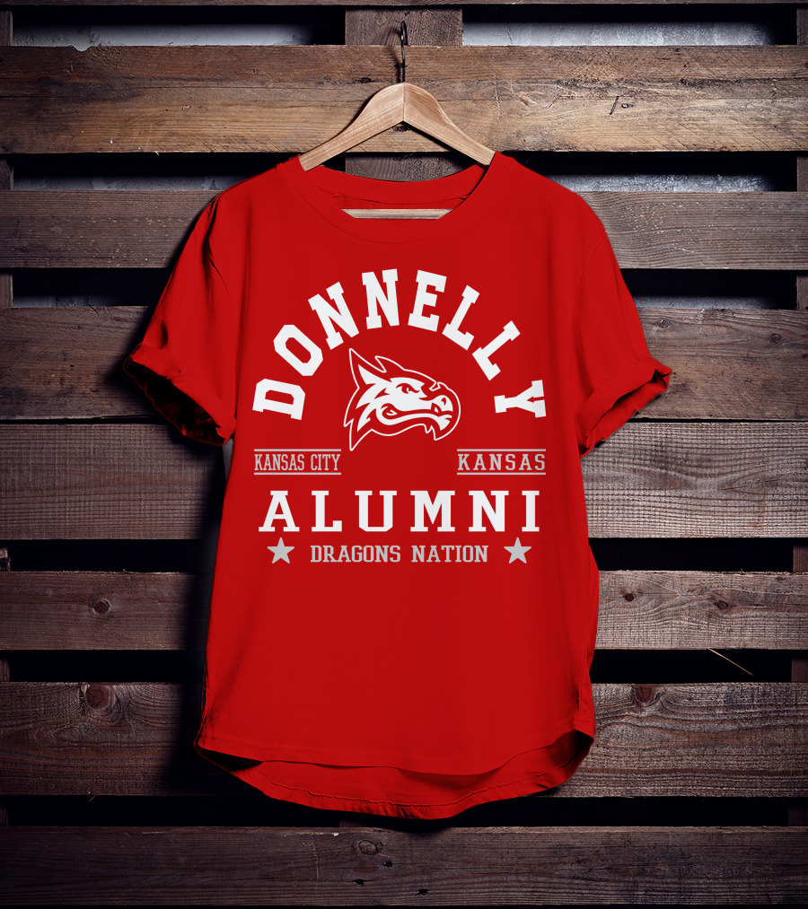 Donnelly Kansas City Kansas Alumni Dragons Nation T-Shirt