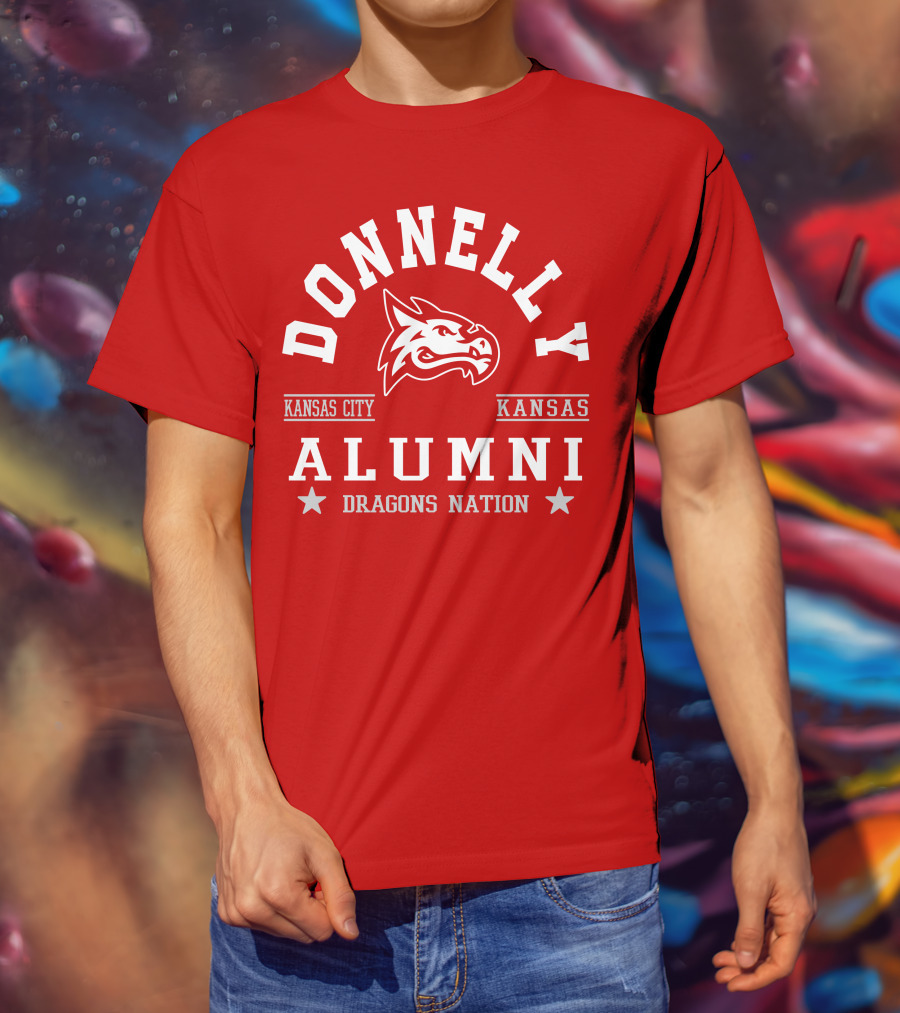 Donnelly Kansas City Kansas Alumni Dragons Nation T-Shirt