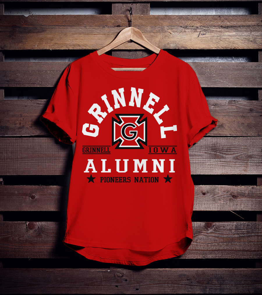 Grinnell Iowa Alumni Pioneers Nation T-Shirt