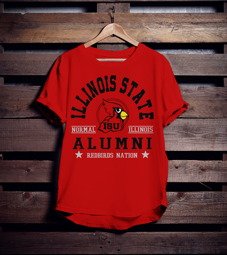 Illinois State Alumni Redbirds Nation Normal Illinois ISU T-Shirt