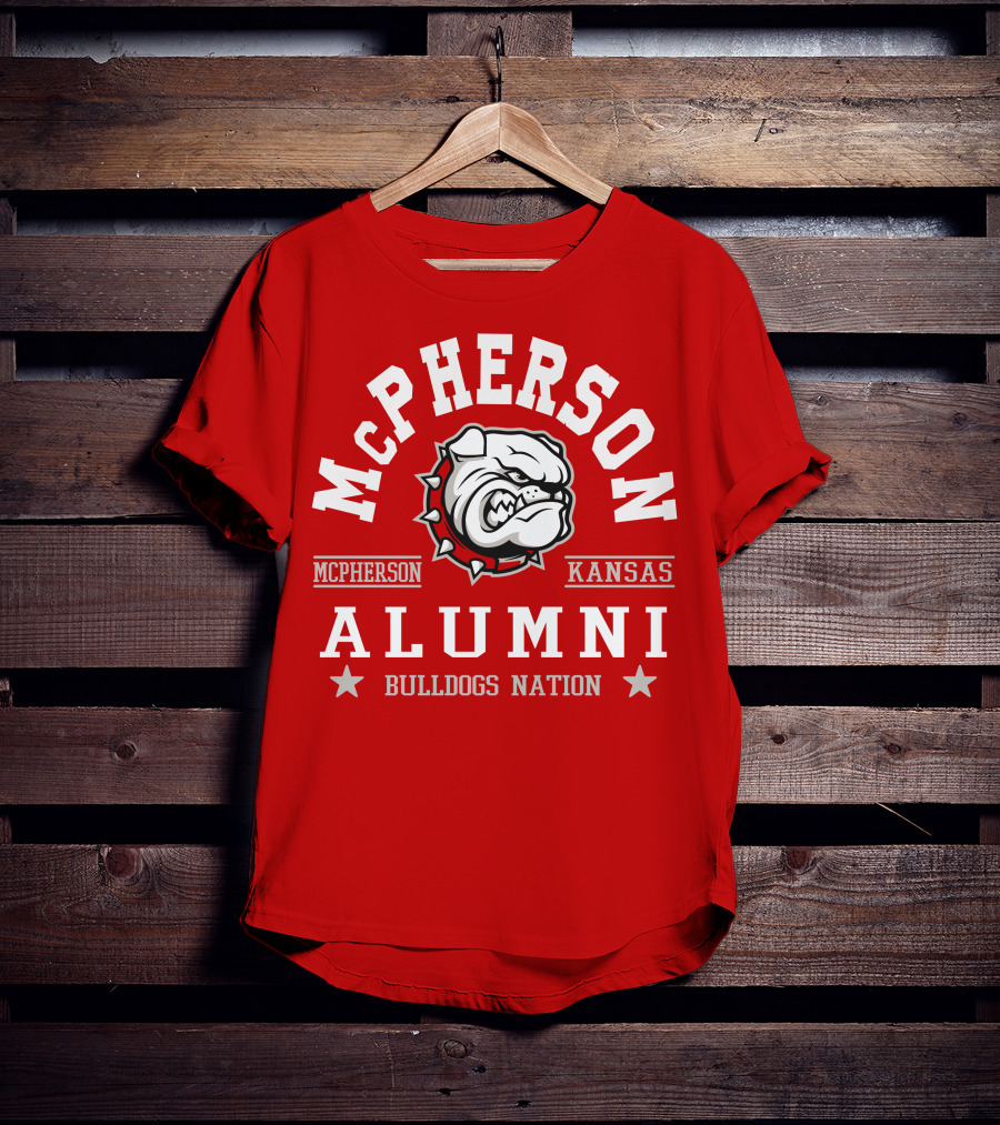 McPherson College Alumni Bulldogs Nation Kansas T-Shirt