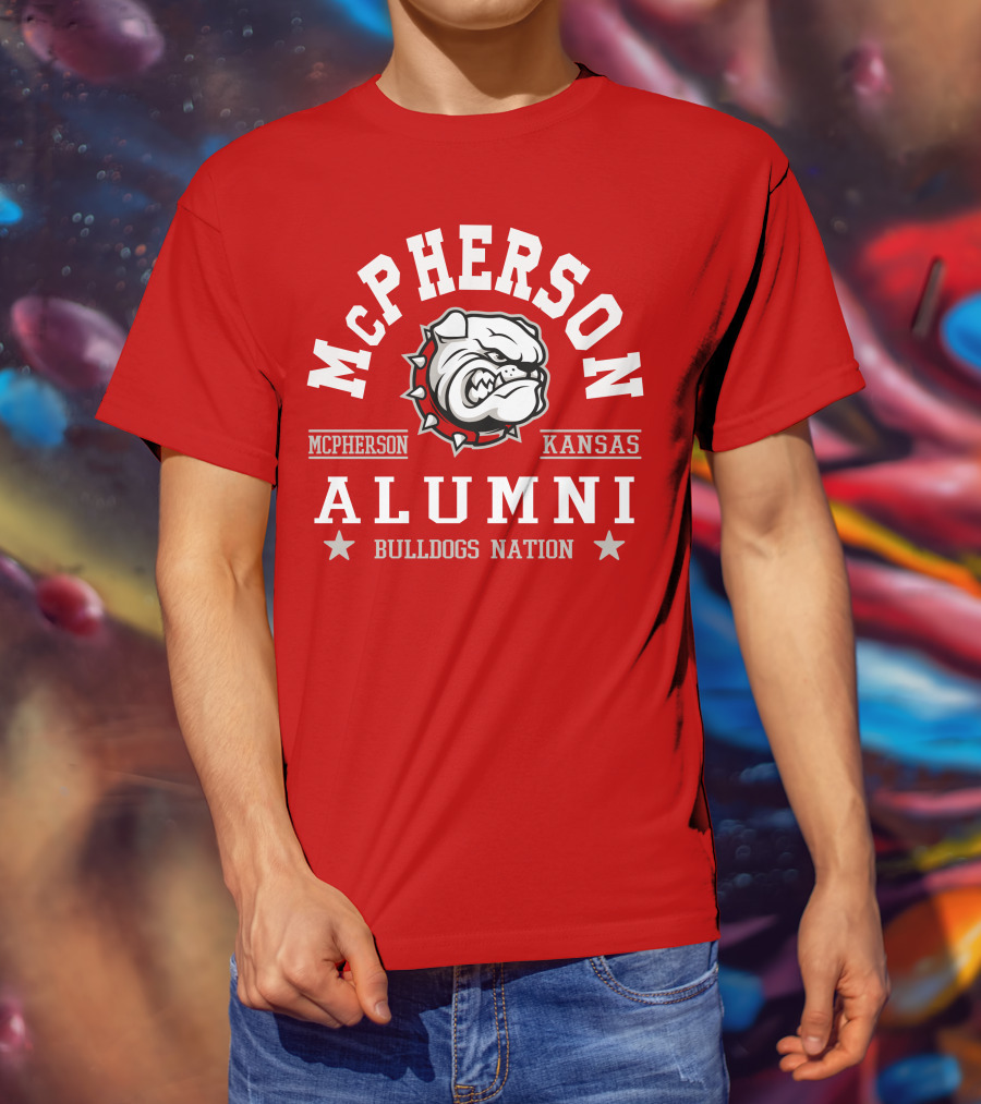 McPherson College Alumni Bulldogs Nation Kansas T-Shirt