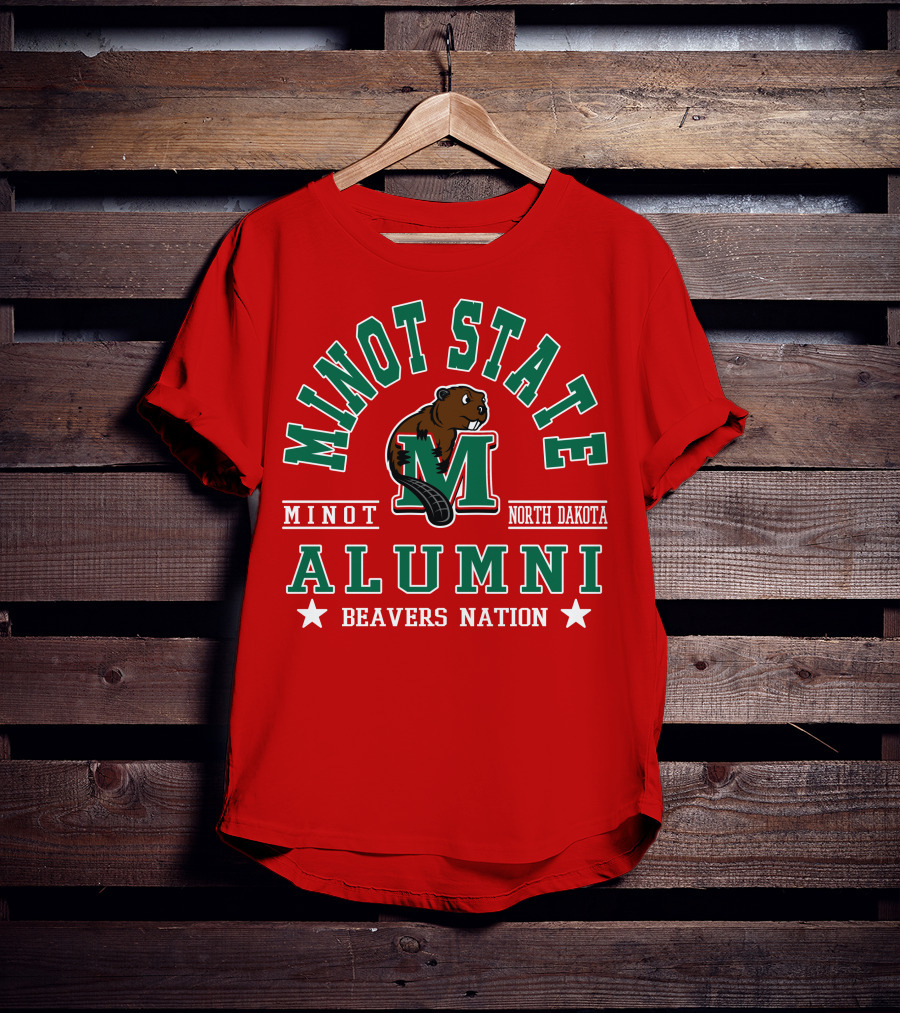 Minot State Alumni Beavers Nation North Dakota T-Shirt