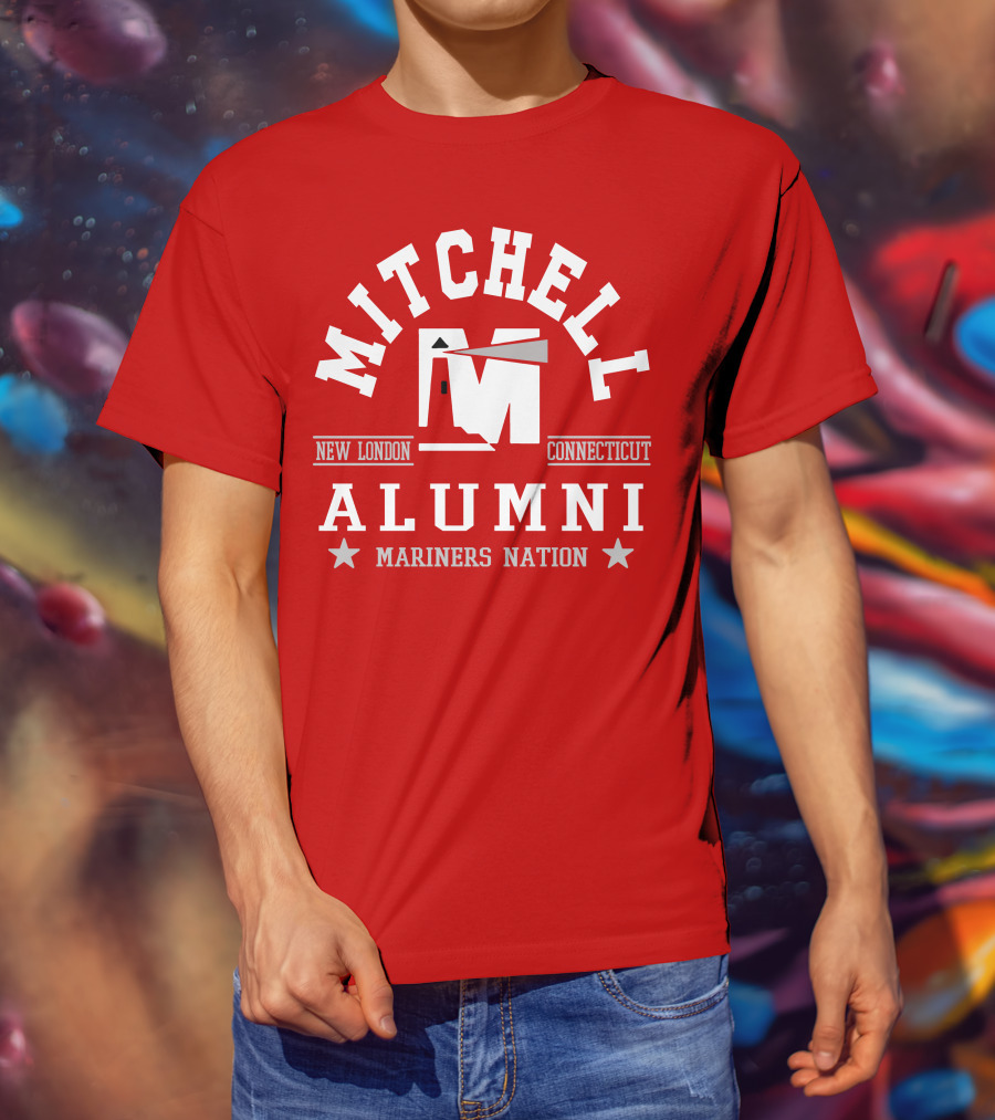 Mitchell College New London Connecticut Alumni Mariners Nation T-Shirt