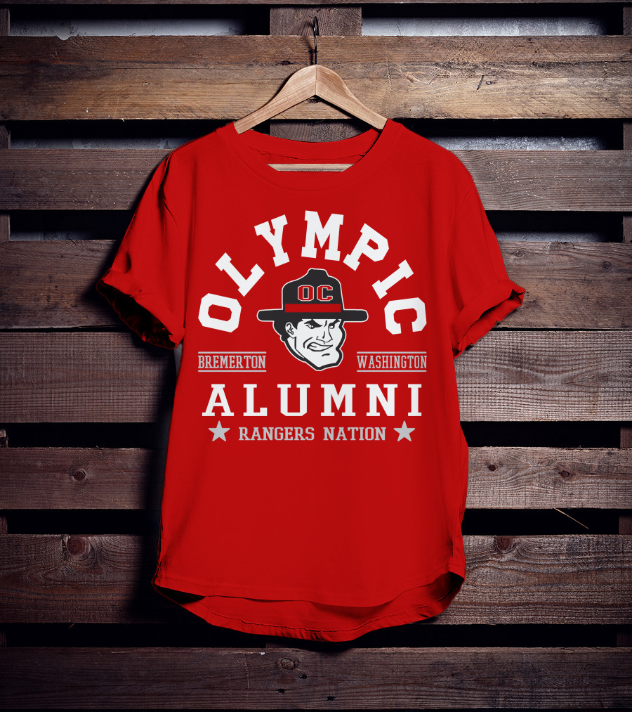 Olympic College Alumni Rangers Nation Bremerton Washington OC T-Shirt