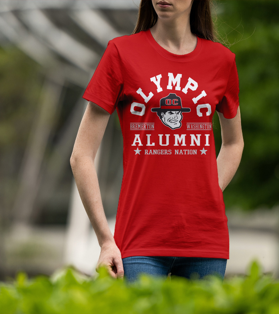 Olympic College Alumni Rangers Nation Bremerton Washington OC T-Shirt