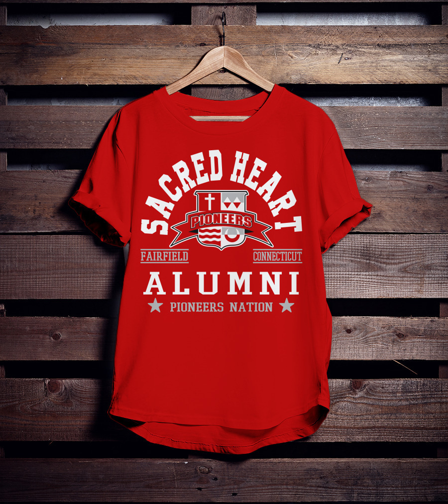 Sacred Heart University Fairfield Connecticut Alumni Pioneers Nation T-Shirt